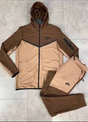 Спортивный костюм nike tech fleece/Плотний спортивный костюм кофта+брюки найк7 фото