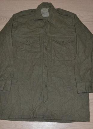 Винтаж рубашка vintage military ausa1 фото