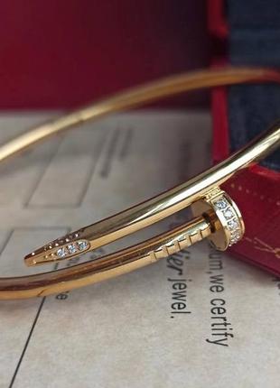 Тоненькі браслети гвоздики люкс  у стилі cartier❤