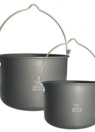 Котел туристический tramp анодированный с крышкой 7 л (utrc-041)