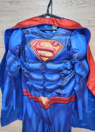 Дитячий костюм супермен, супермена на 7-8 років3 фото