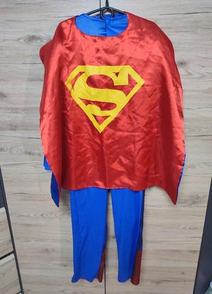 Дитячий костюм супермен, супермена на 7-8 років7 фото