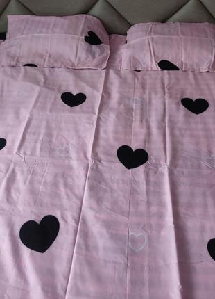 Постільна білизна з сердечками