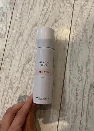 Парфумований спрей zara all-over wonder rose 100 ml