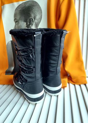 Жіночі чорні зимові осінні чоботи дутики studio london2 фото
