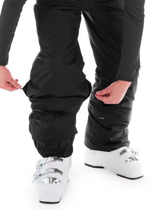 Теплые термо зимние горнолыжные влагостойкие штаны брюки полукомбинезон комбинезон decathlon wedze5 фото