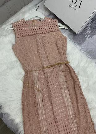 Next dress некст рожева міді сукня