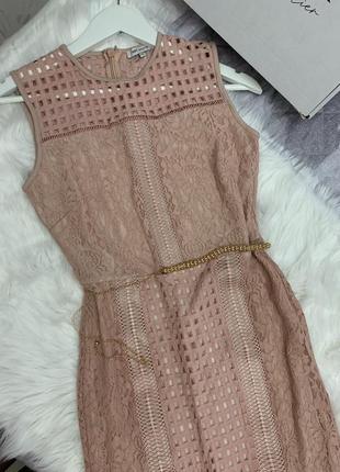 Next dress некст рожева міді сукня5 фото