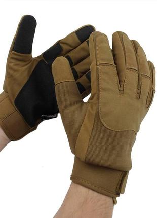 Зимові рукавиці mil-tec army winter gloves койот 12520819 м, l, xl1 фото