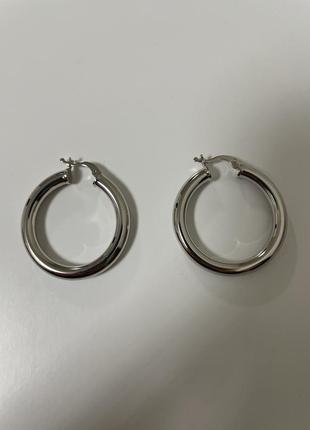 Сережки «круги» 3
