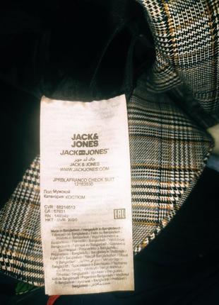 Стильный модный мужественный клетчатый пиджак полоскатый пиджак jack&amp;jones super slim премиум коллекция 564 фото