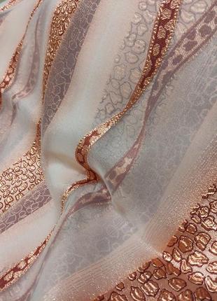 Новий відріз тканини органза з вишивкою дл 6м тюль балдахін ламбрикен1 фото