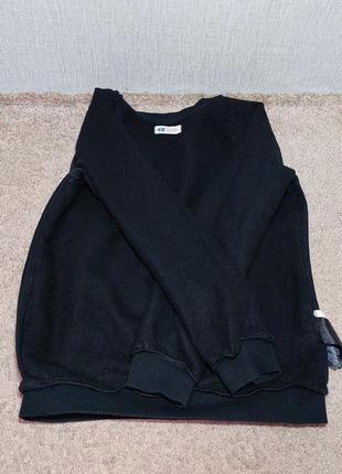 Реглан, джемпер, свитшот, свитер с пайетками h&m. 134-140 р. на 9-10 лет.8 фото