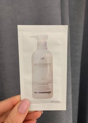 Безсульфатний органічний шампунь з ефірними оліями lador triplex natural shampoo 10 мл