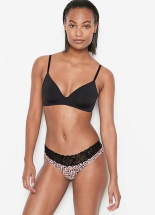 Victoria's secret original l котоновые трусики с кружевом