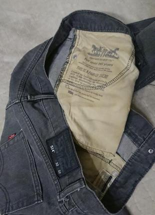 Брендові фірмові демісезонні зимові стрейчеві джинси levi's 514,оригінал,нові,розмір 32/32.7 фото