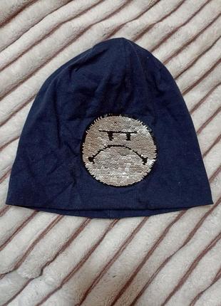 Reserved шапка з пайєтками3 фото