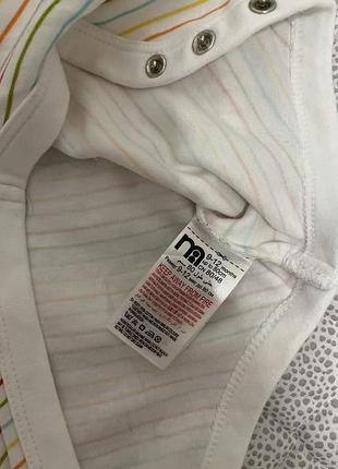 Боди от mothercare 9-12 мес 3