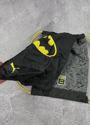 Спортивний мішок для взуття дитячий puma batman1 фото