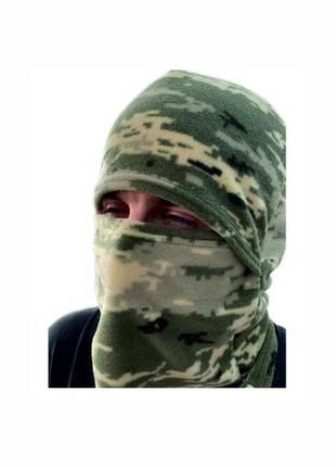 Балаклава зимова флісова піксель