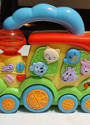 Игрушка музыкальная паровоз, паровоз baby team