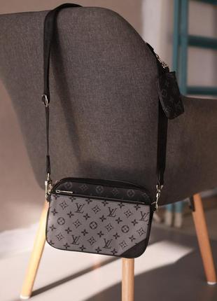 Сумка чоловіча в стилі louis vuitton топ якість наложенний4 фото