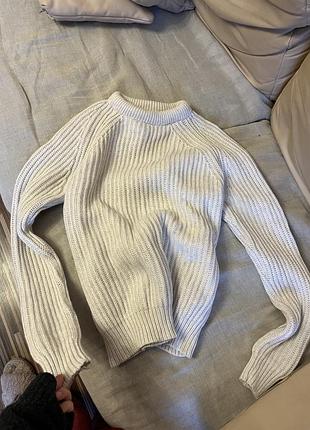 Светр натуральний теплий зара zara vintage