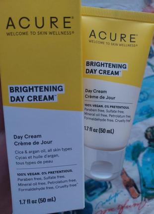 Brightening day cream acure осветляющий крем для лица