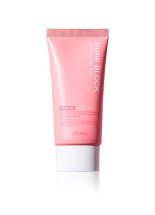 Солнцезащитная база под макияж a'pieu pure block tone-up sun base spf50