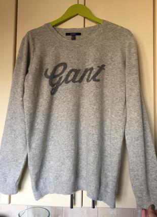 Шерстяной свитер gant1 фото