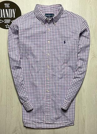 Мужская премиальная рубашка polo ralph lauren, размер xl