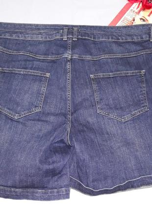 Шорты шорти женские джинсовые размер 54 / 20 стрейчевые2 фото