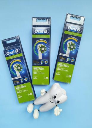 Oral-b crossaction! сменные насадки, запаски! набор 2штуки!