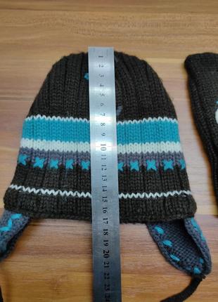Новий зимовий комплект набір шапка рукавиці etirel2 фото
