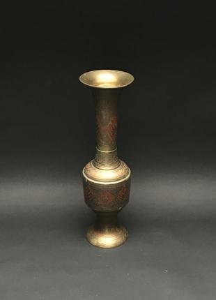 Ваза латунь индия