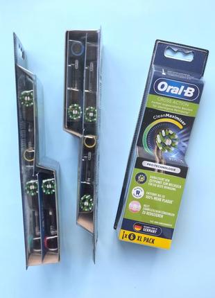 Oral-b/braun crossaction black! оралб черные! сменные насадки!6 фото