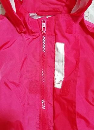 Куртка ветровка дождевик с капюшоном унисекс impidimpi на 3-4года 98-104см2 фото