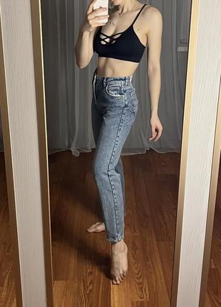 Женские джинсы мом синие 28 р woman denim1 фото