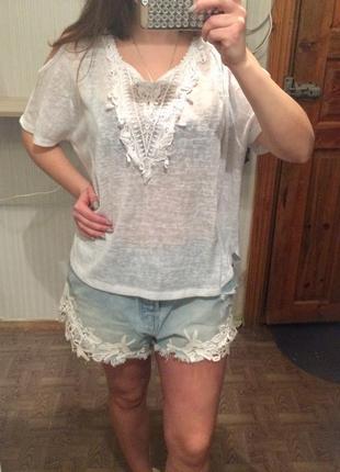 Блуза белая