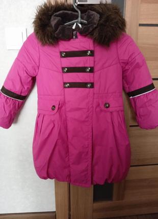 Зимове пальто lenne для дівчинки