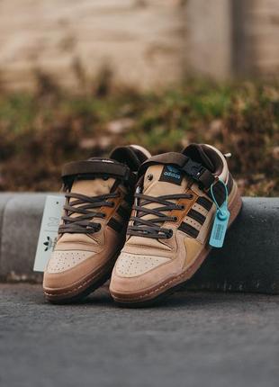 Кросівки adidas forum brown white