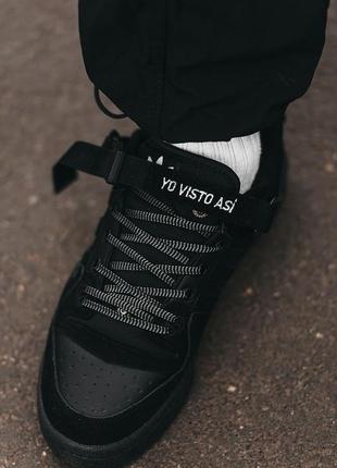 Кросівки adidas forum black white9 фото