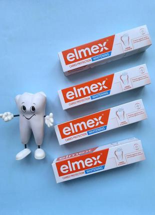 ​зубна паста медична відбілююча elmex whitening 75 мл!