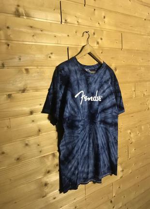 Fender tie dye футболка5 фото