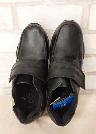 Фирменные next туфли с биркой со 100 % кожи в чёрном цвете, размер 34.52 фото