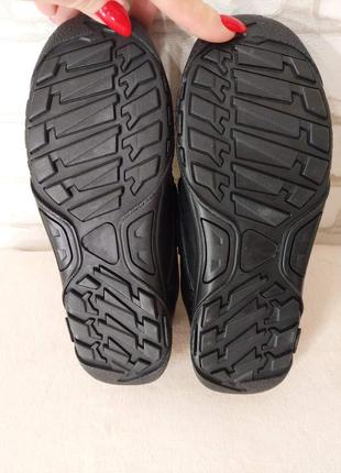 Фирменные next туфли с биркой со 100 % кожи в чёрном цвете, размер 34.57 фото