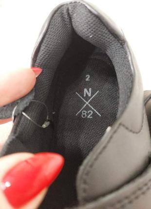Фирменные next туфли с биркой со 100 % кожи в чёрном цвете, размер 34.58 фото