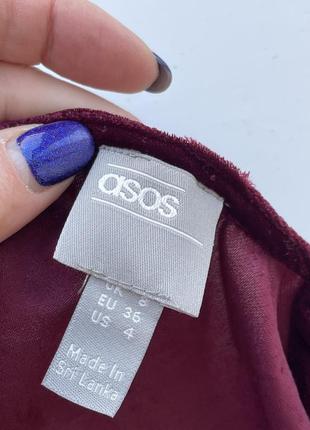 Велюровое нарядное платье от asos7 фото