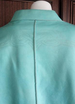 Кожаная куртка без подкладки,laurel,m7 фото