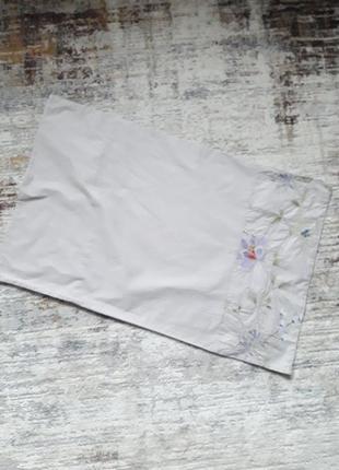 Шикарная наволочка с вышивкой, 74×48см, хлопок, marks &spencer